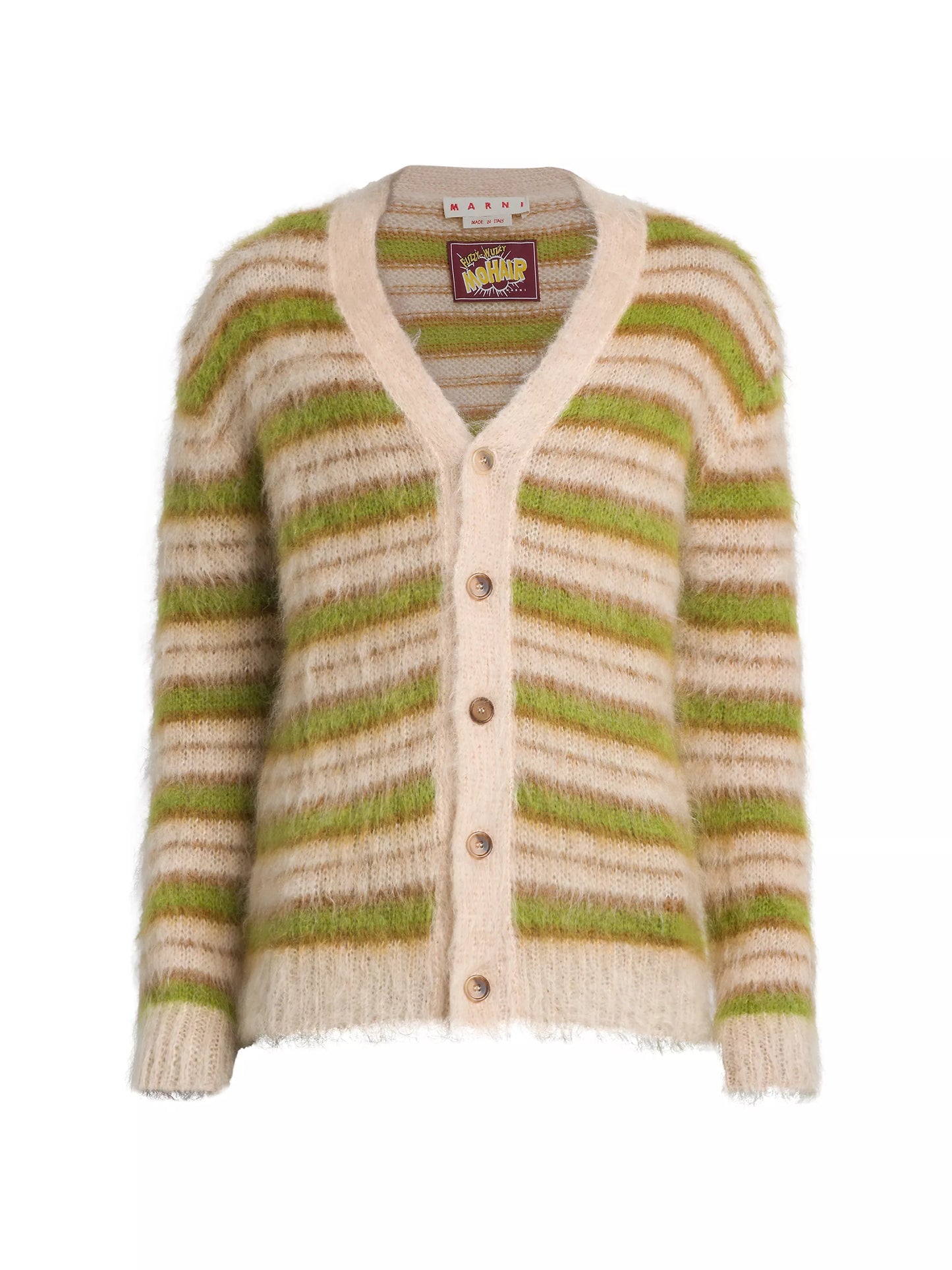 Marni V-Neck Mohair Cardigan
