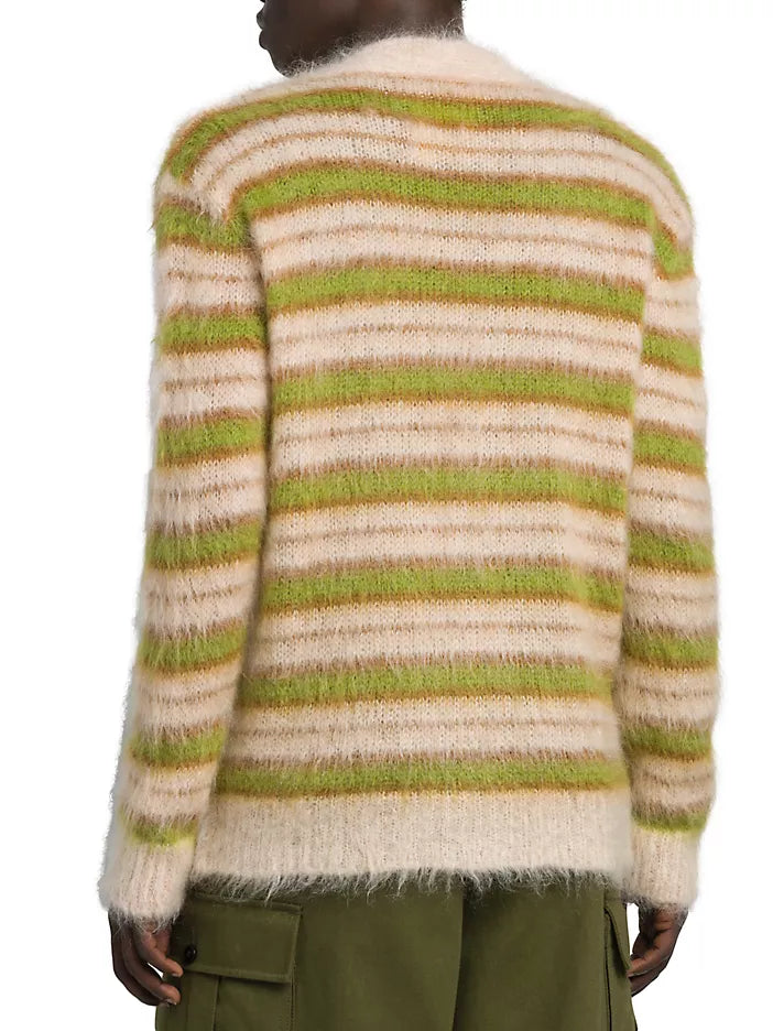 Marni V-Neck Mohair Cardigan