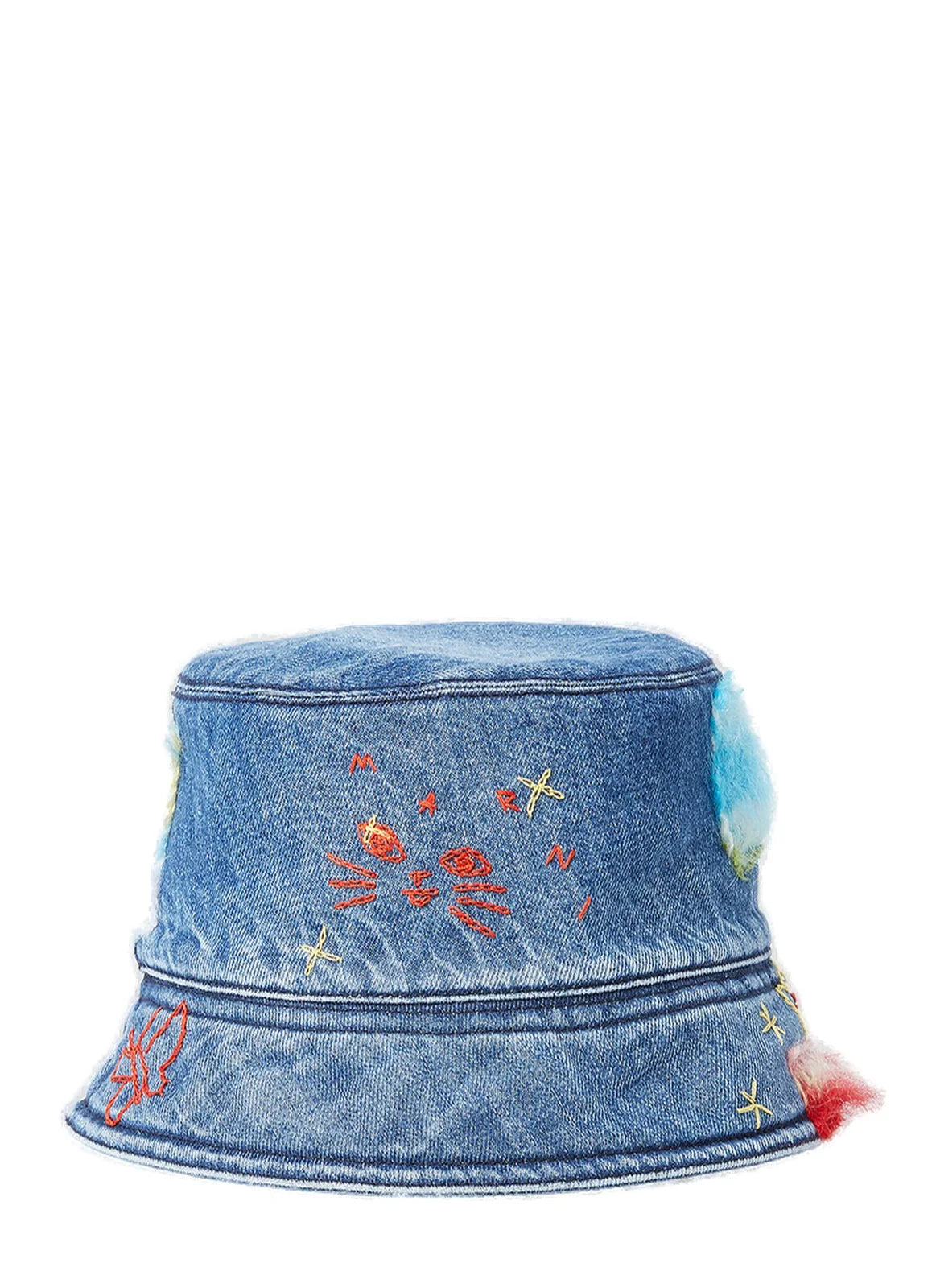 Marni Blue Denim Bucket Hat