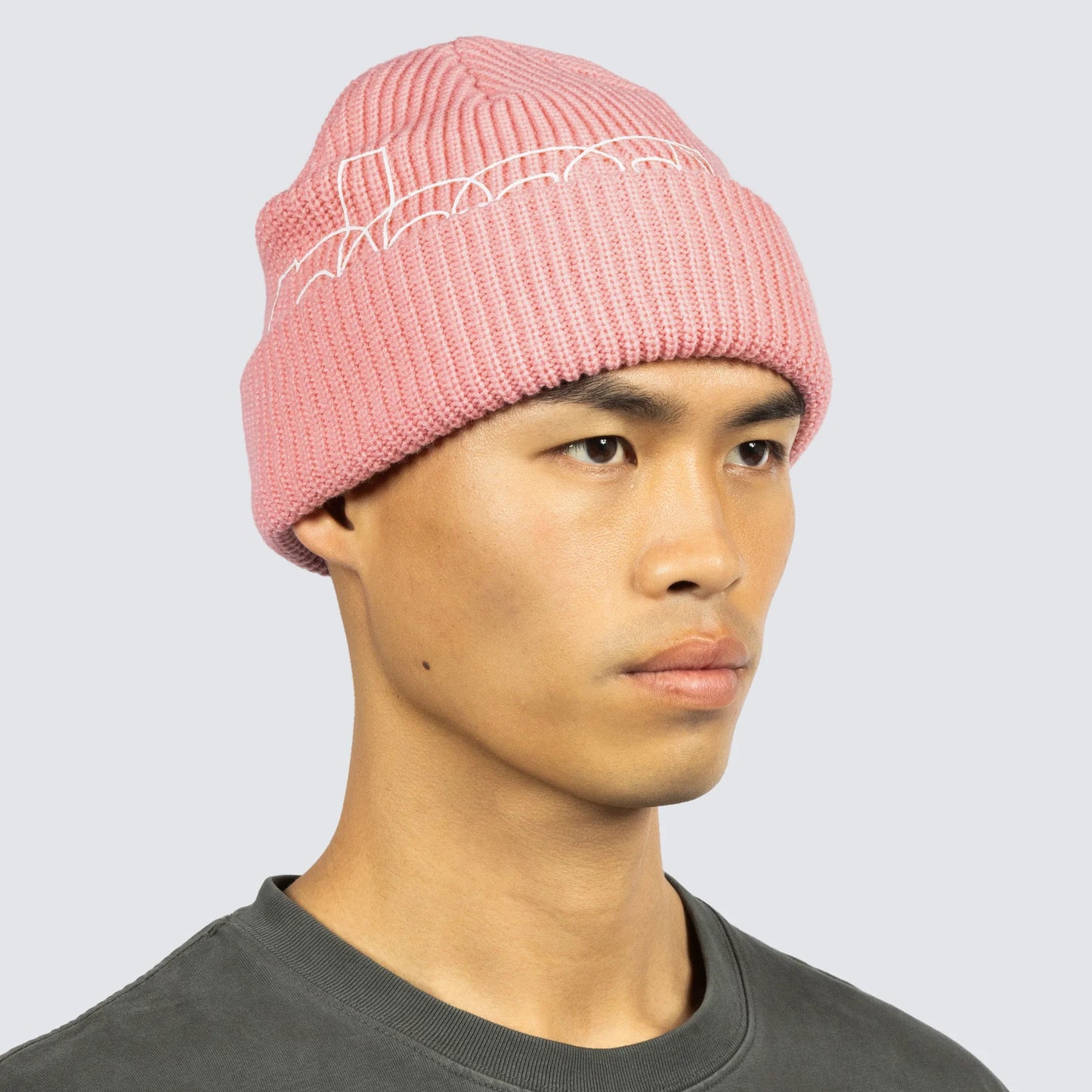 Pleasures Outline Beanie Pink