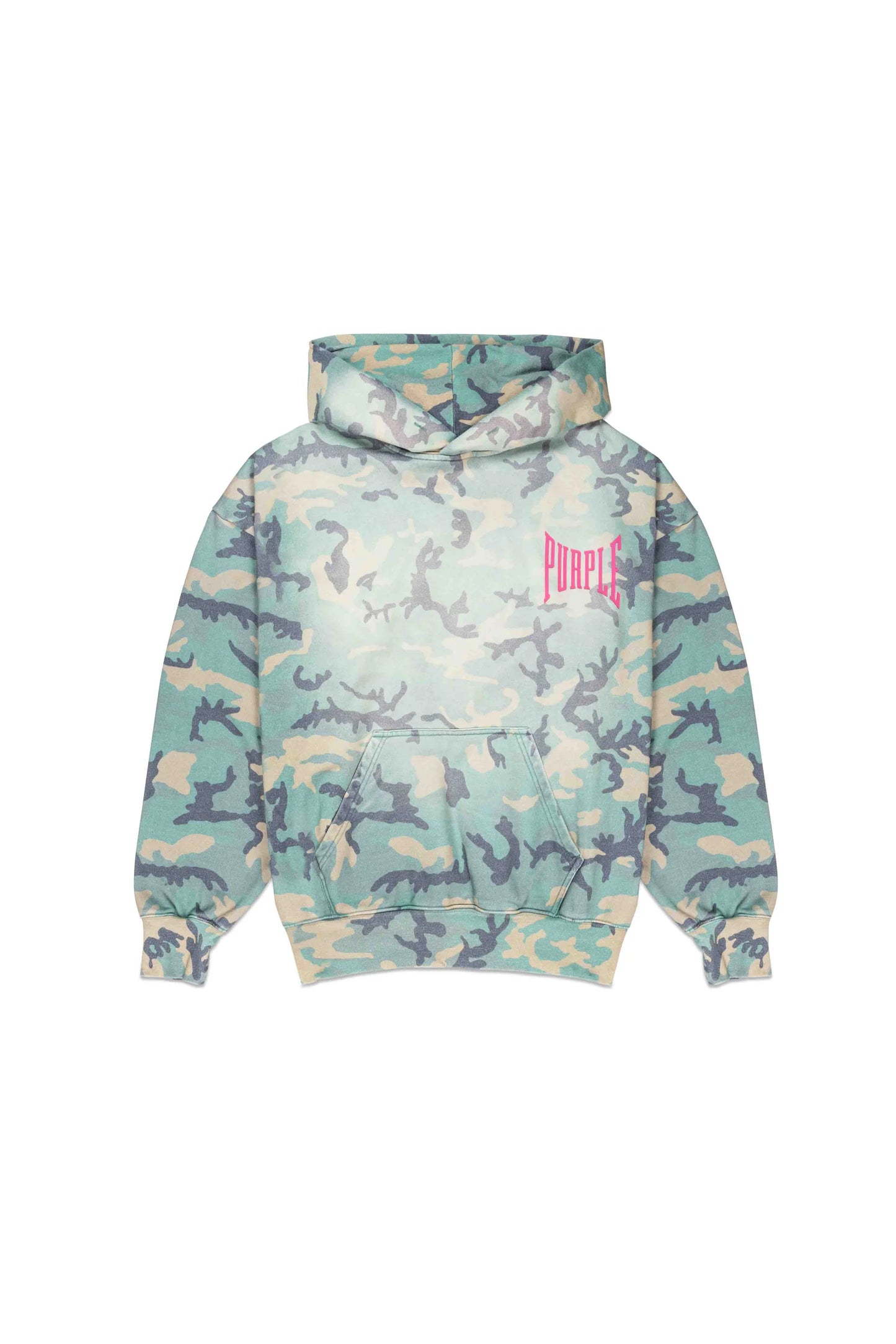 Purple Brand Faded Camo Hoodie