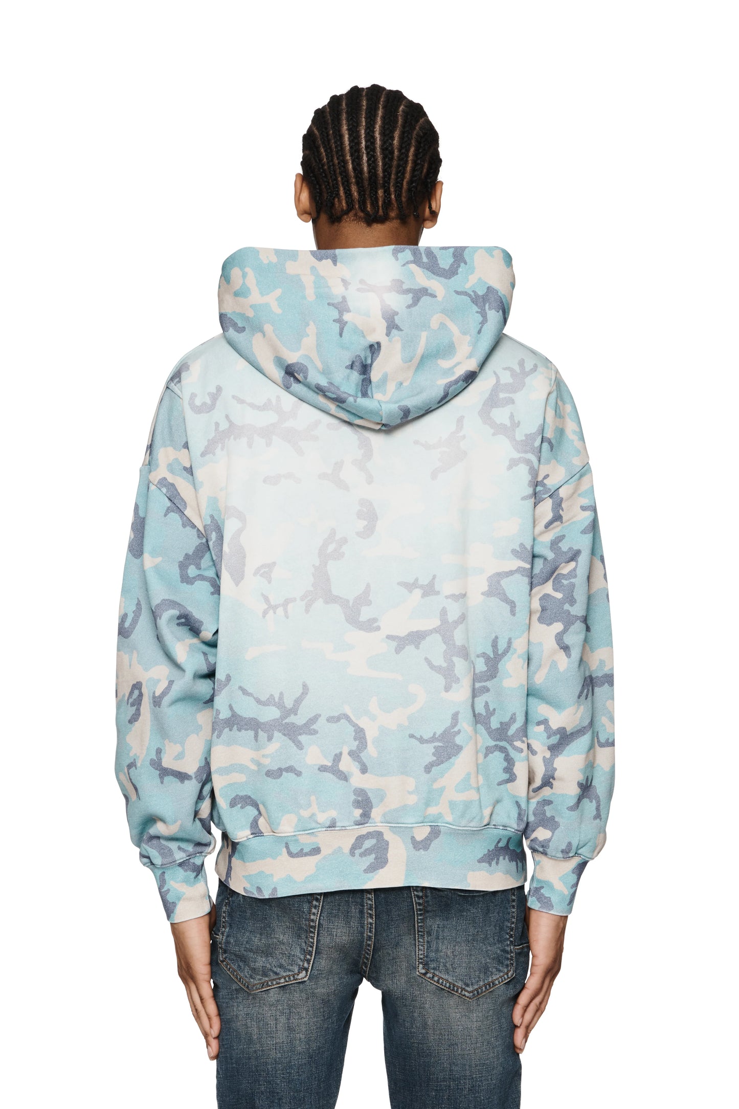 Purple Brand Faded Camo Hoodie
