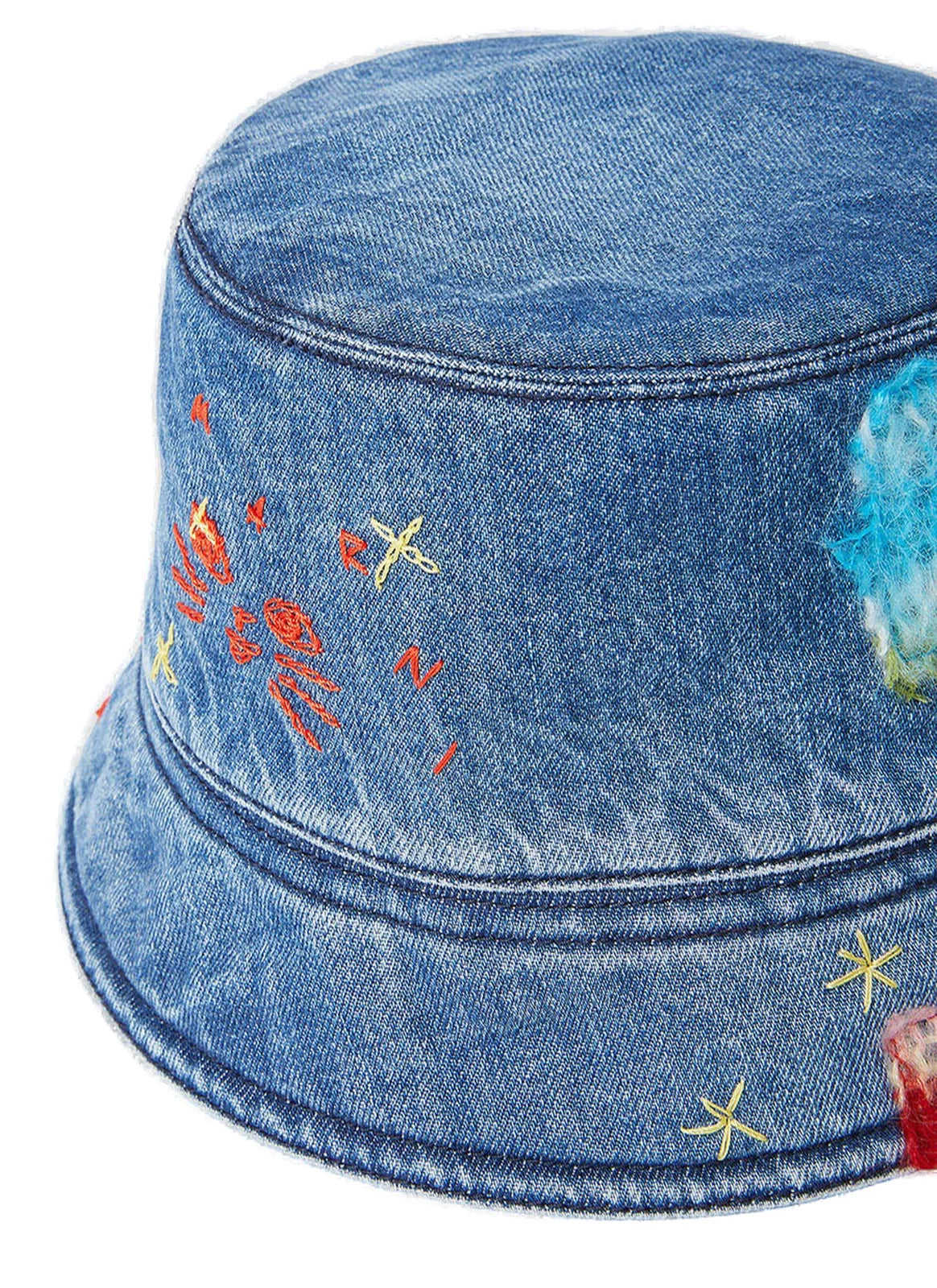 Marni Blue Denim Bucket Hat