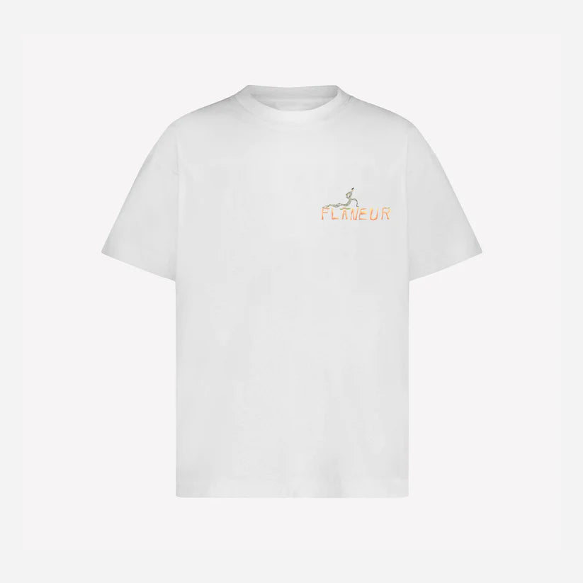 Flaneur Passage of Time T-Shirt White