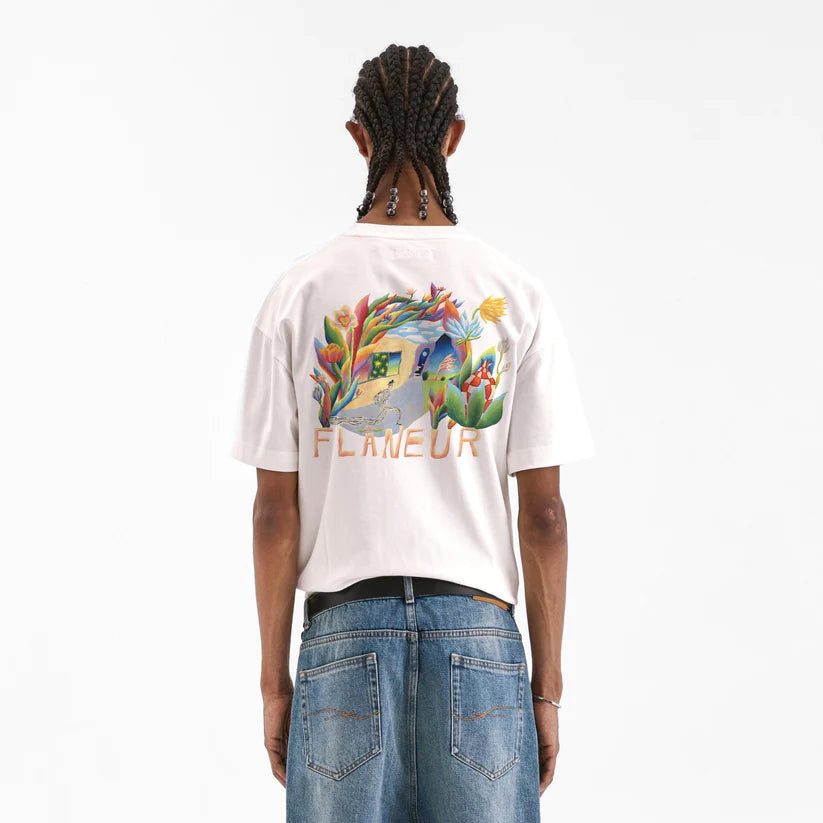 Flaneur Passage of Time T-Shirt White