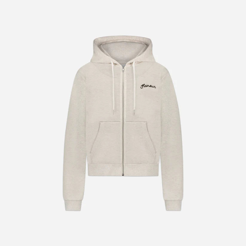 Flaneur Signature Zip-Up Hoodie