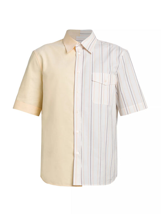 Marni Striped Poplin Shirt Ivory