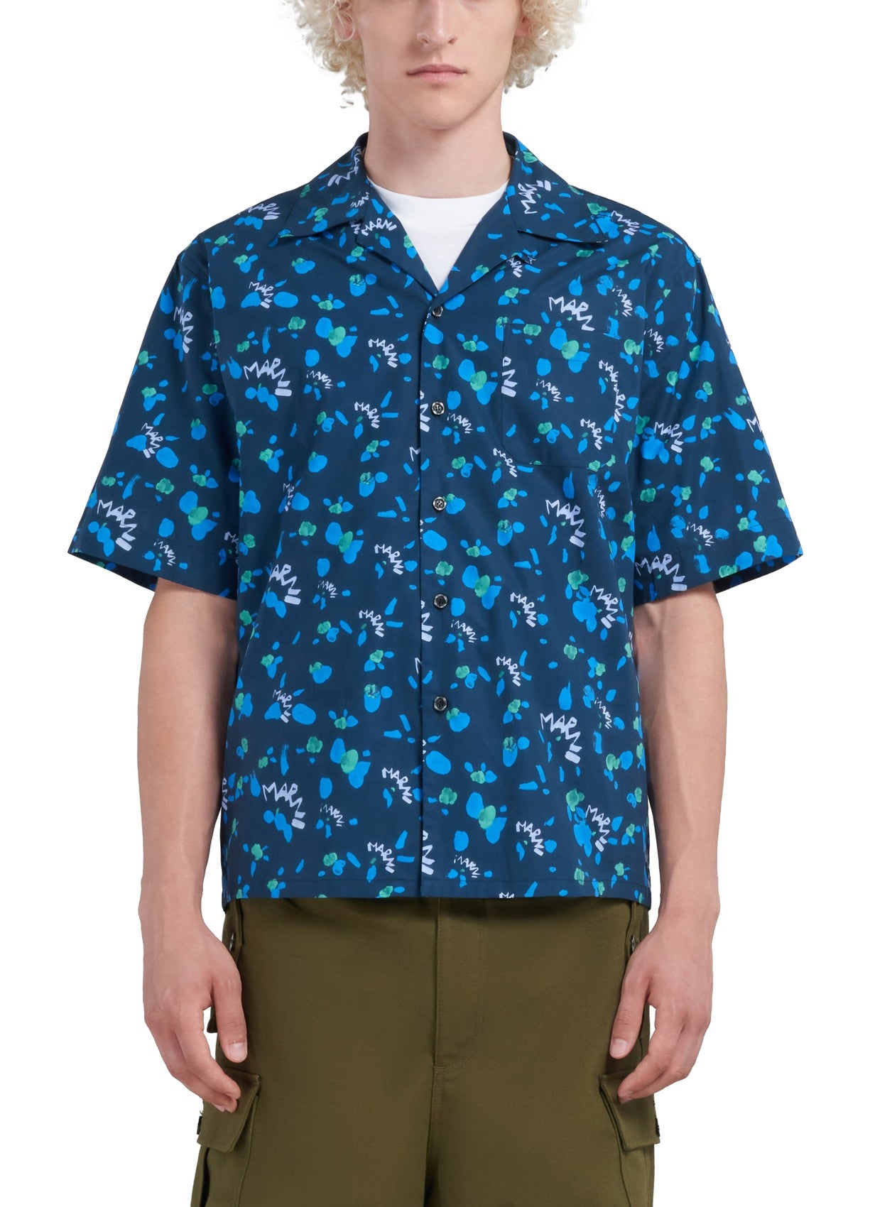 Marni Dripping Print Poplin