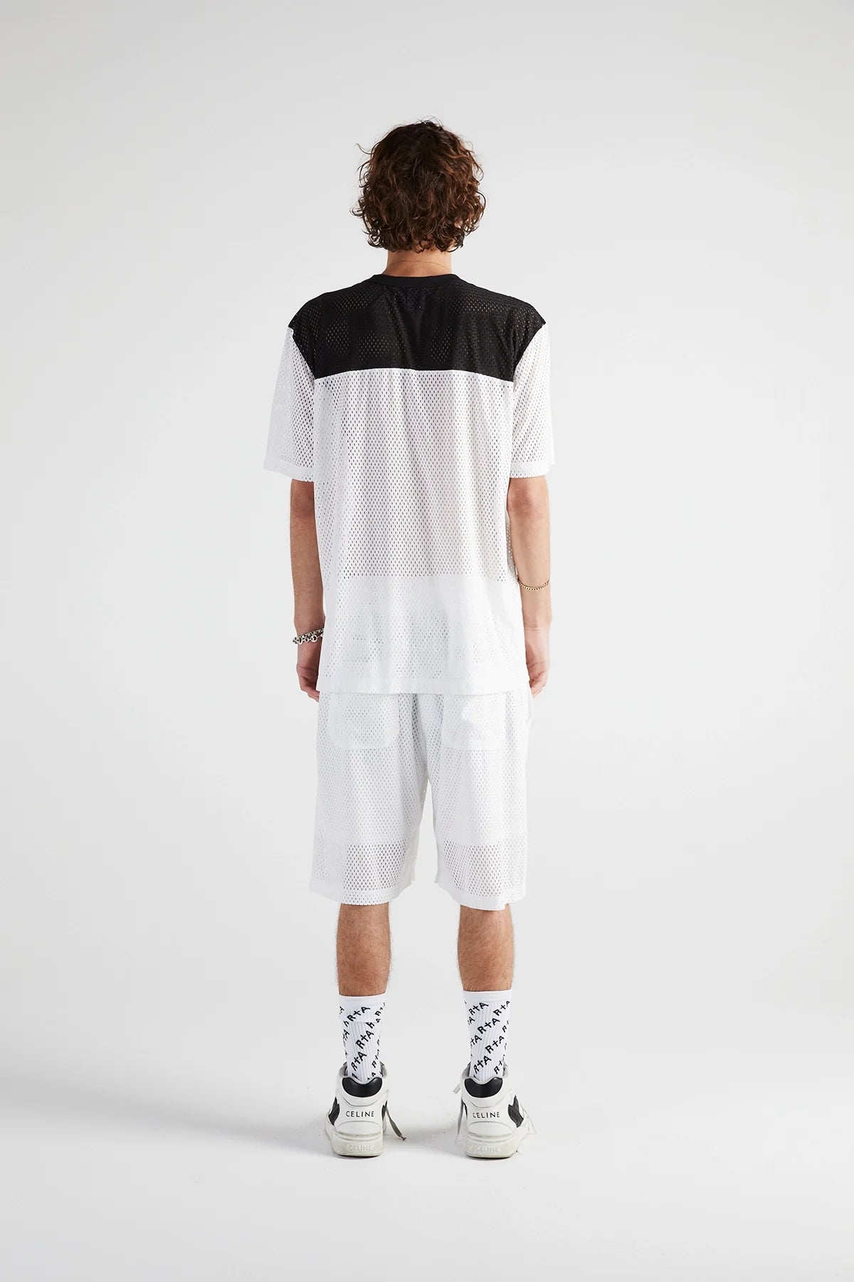 RtA Short Sleeve Mesh Yoke Tee