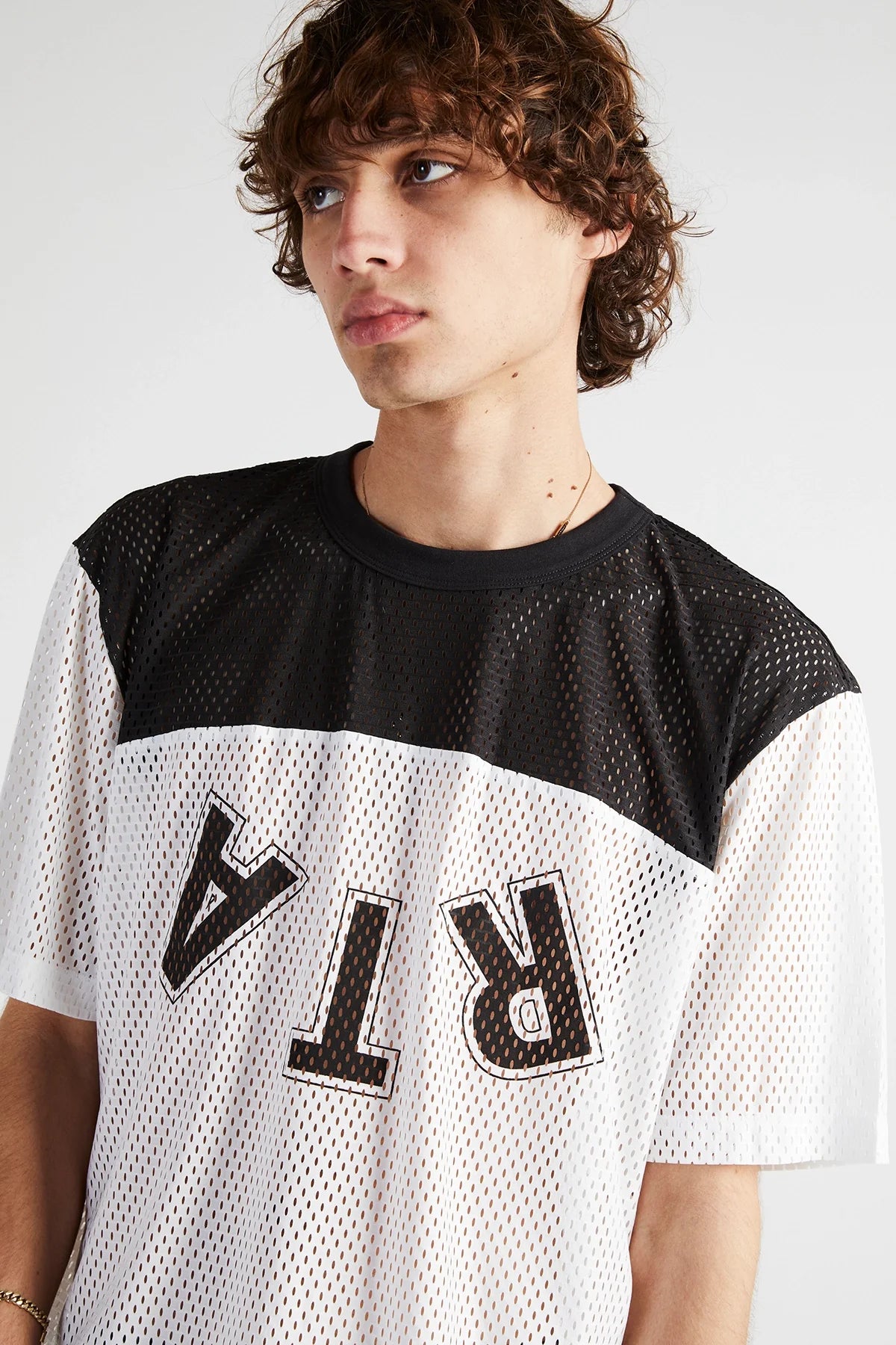 RtA Short Sleeve Mesh Yoke Tee