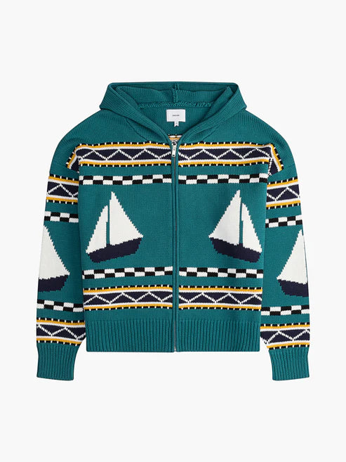 Rhude Bateau Knit Zip-Up