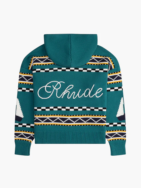 Rhude Bateau Knit Zip-Up