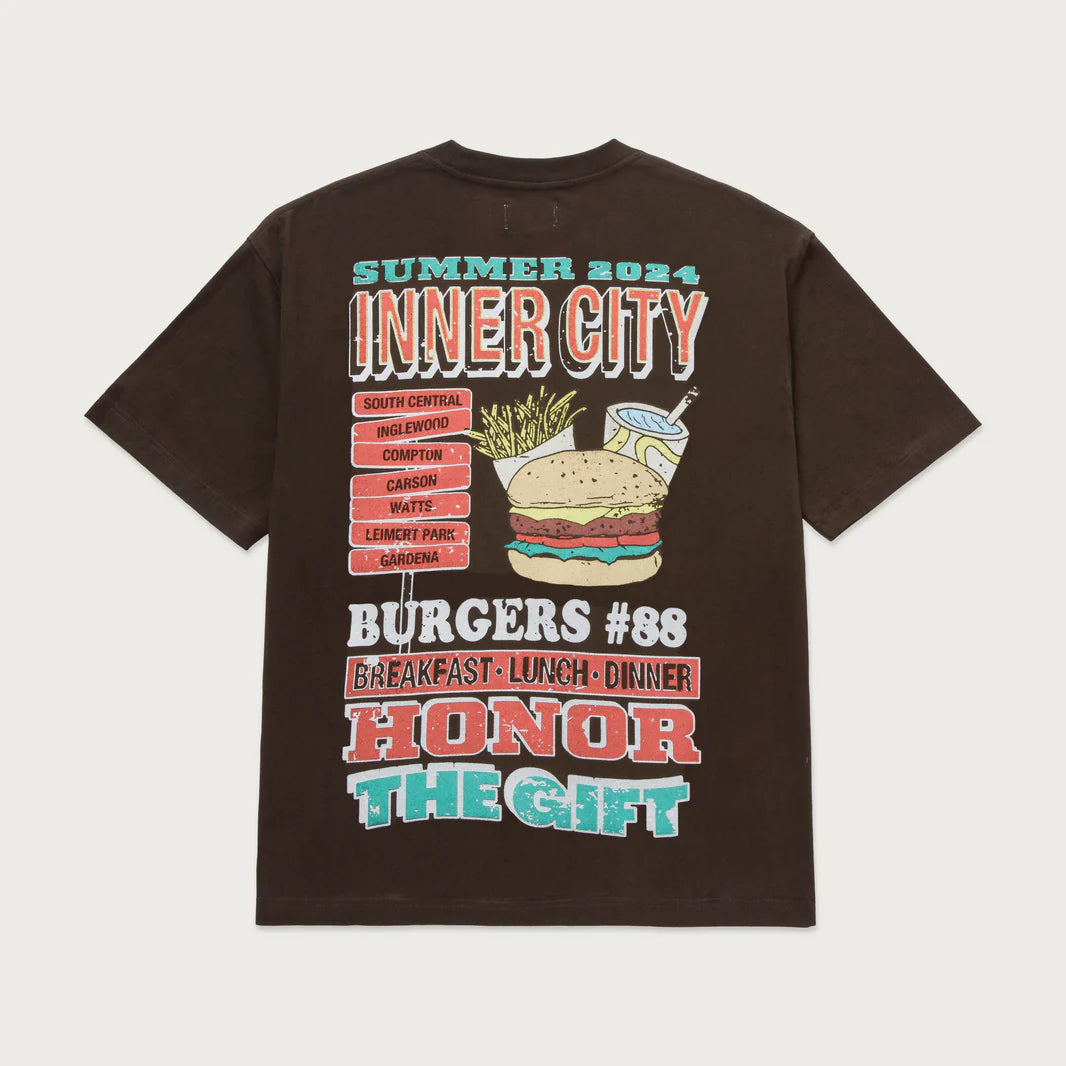 Honor The Gift Burgers Tee