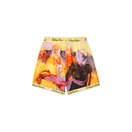 KidSuper Printed Short Yellow