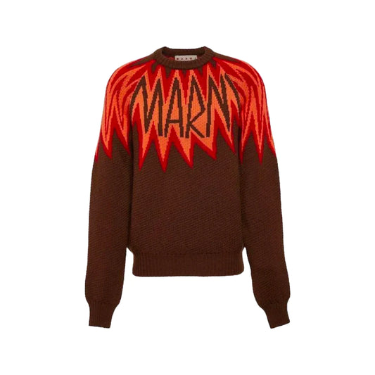 Marni Fire Island Logo Sweater