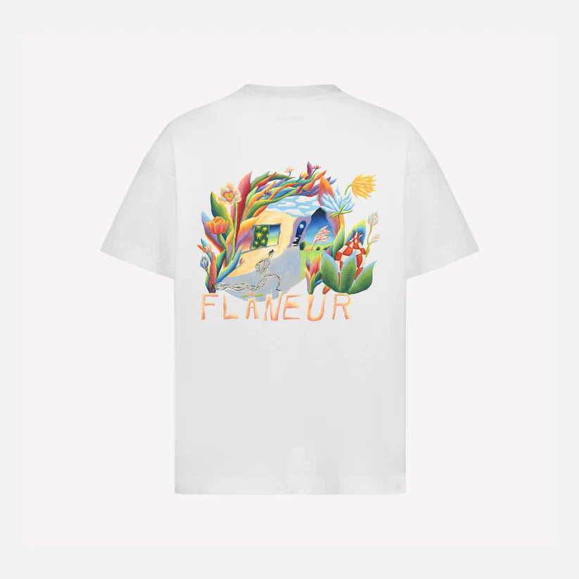 Flaneur Passage of Time T-Shirt White