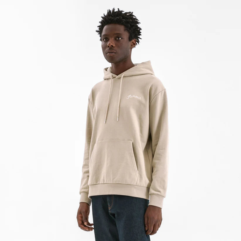 Flaneur Signature Hoodie Beige