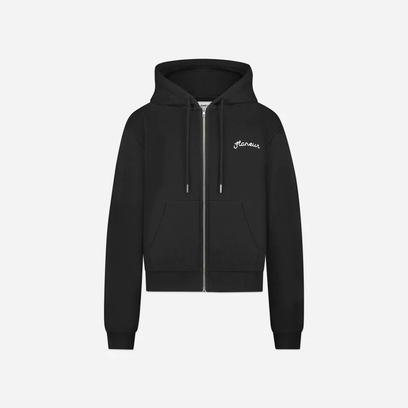 Flaneur Signature Zip-Up Hoodie