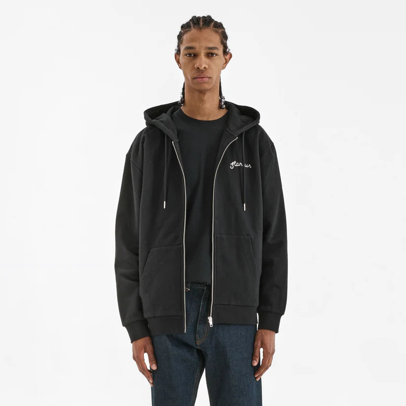 Flaneur Signature Zip-Up Hoodie