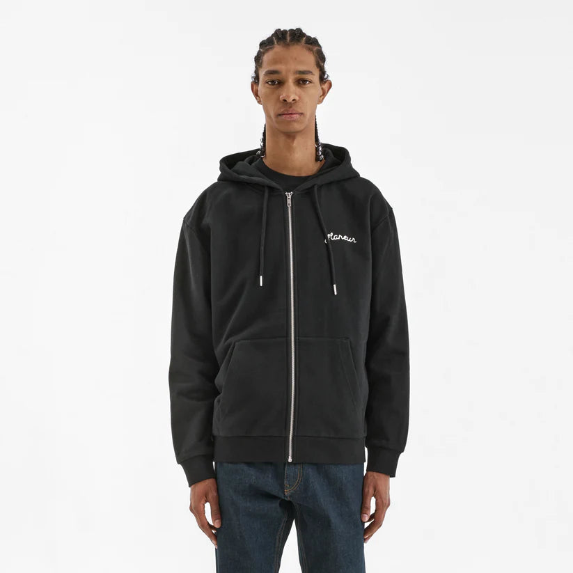 Flaneur Signature Zip-Up Hoodie